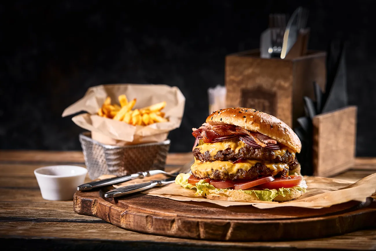 Duble bacon burger