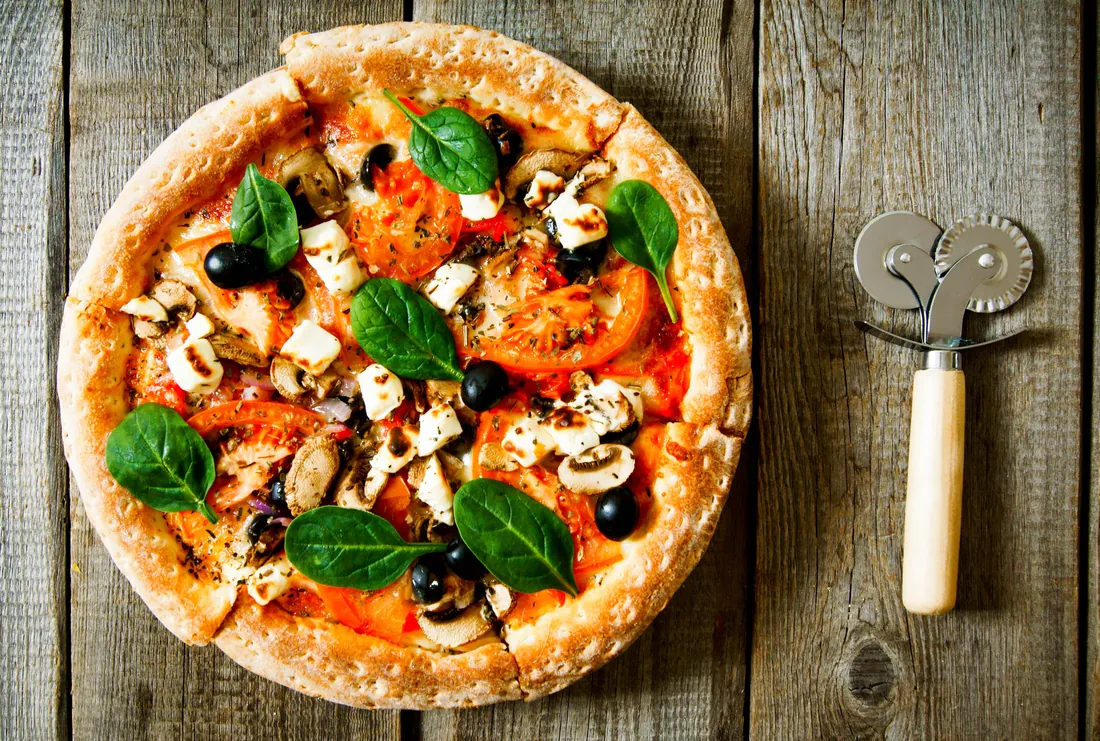 Margherita pizza