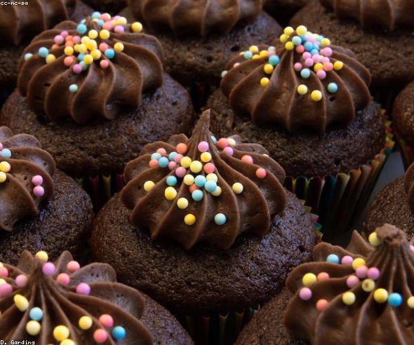 Cupcake ve tatlı tabağı