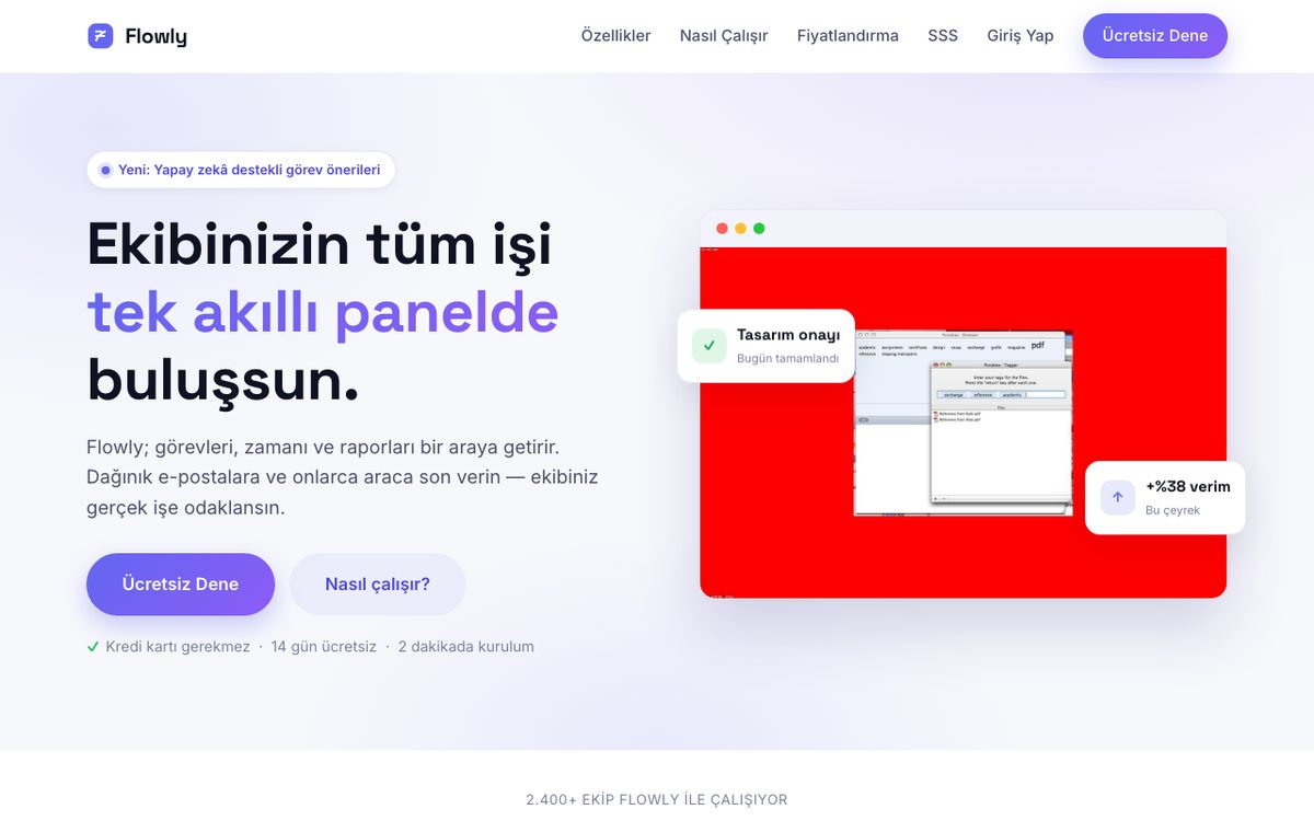 Flowly tema önizlemesi