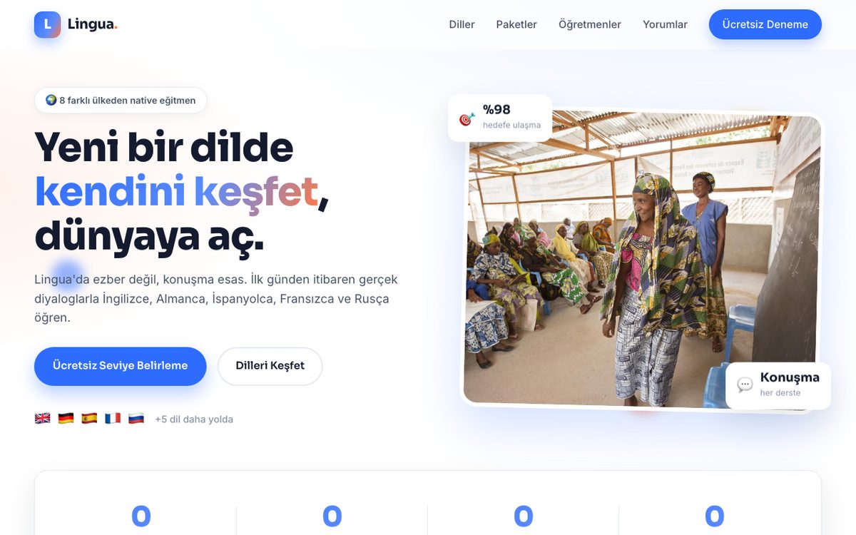 Lingua tema önizlemesi